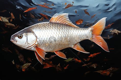 水中游动的淡水鱼插画图片下载-正版图片600513865-摄图网