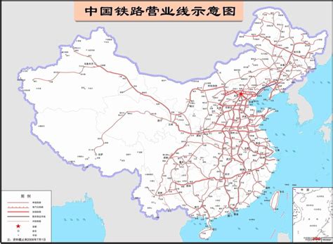 中国铁路网络地图_交通地图库