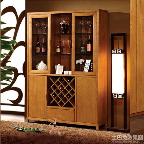 H17-1201新中式实木酒柜3d模型下载-【集简空间】「每日更新」