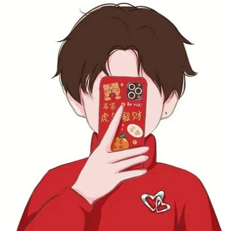 头像春节喜庆非主流男生