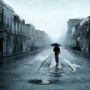 雨中非主流头像