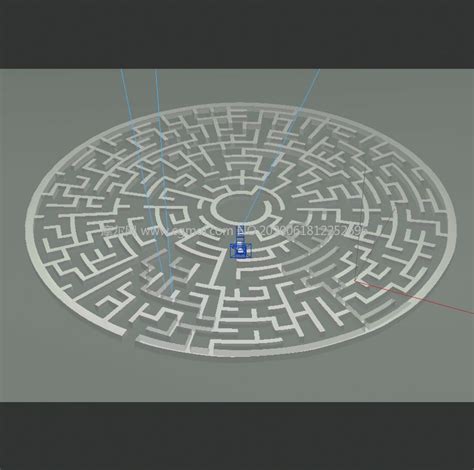 抽象迷宫3D概念图图片素材-正版创意图片600125726-摄图网