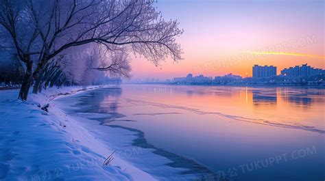 熊黛林哈尔滨雪景图片