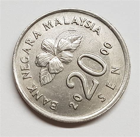 MALEZIJA MALAYSIA, 20 SEN, 2000. ERROR