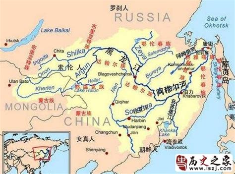 黑龙江流域地图图片