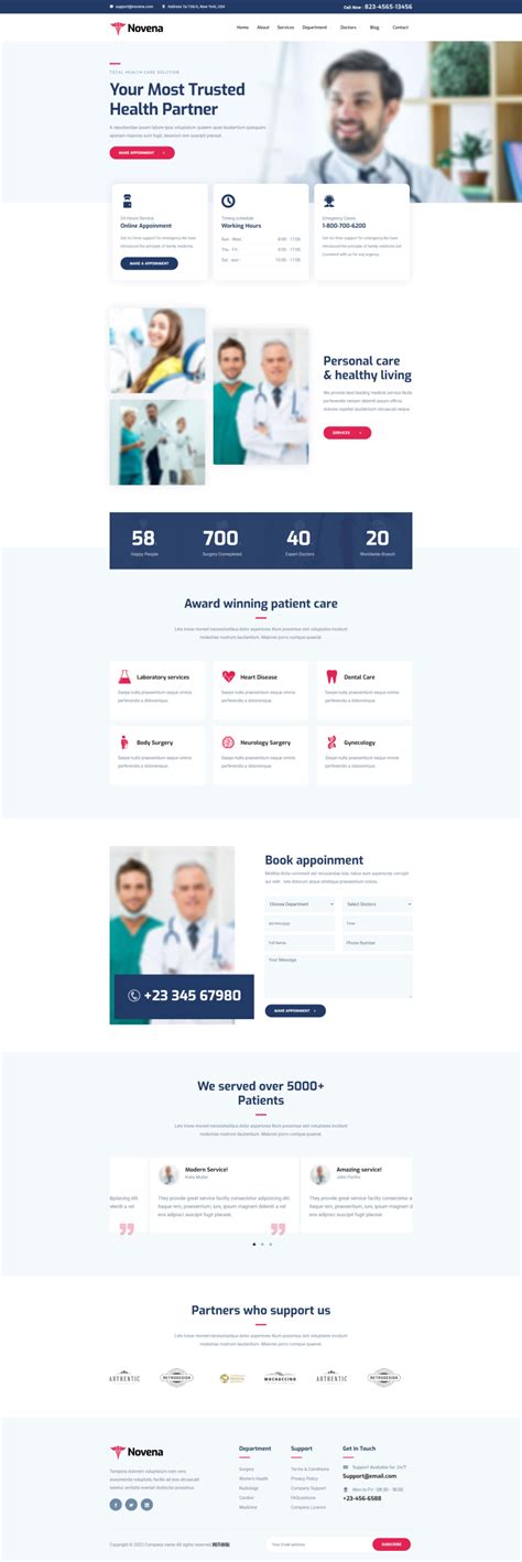医疗、健康网站网页设计_qssoft-站酷ZCOOL