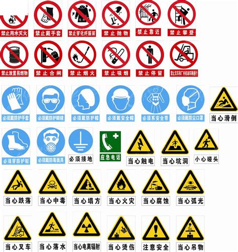 警示标志大全图片
