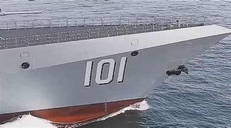 海军造舰宛如开挂，054B将达6000吨级，052D和055新批次进展神速 - 知乎
