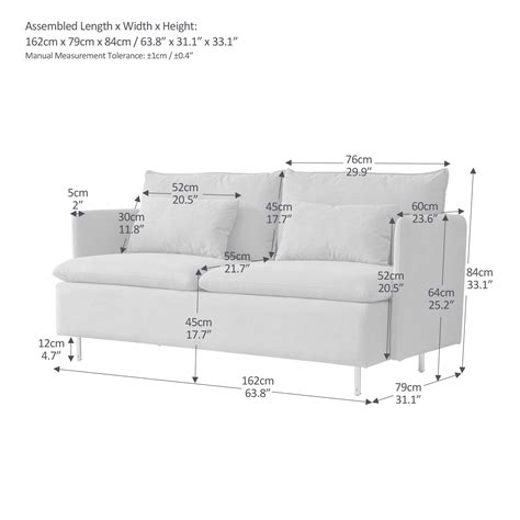 Cotton Linen Lounge Loveseat Sofa Sleeper Loveseat with Pillows, Beige ...