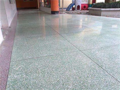 学校医院彩色水磨石地坪 后现代艺术磨石仿古地板施工-阿里巴巴