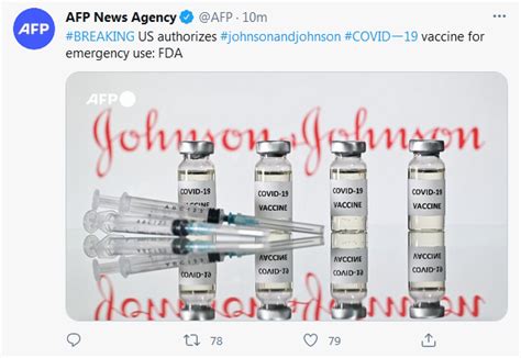 快讯！美国批准对强生疫苗的紧急使用