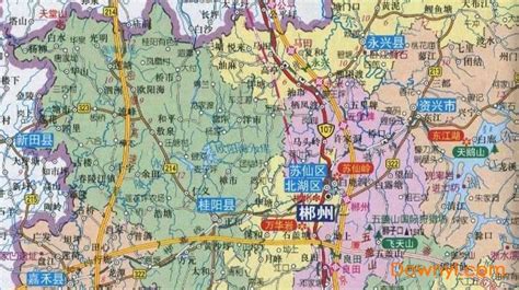 郴州市区地图 郴州各县地图全图_华夏智能网