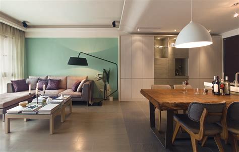 小清新客厅绿色家装效果图 – 设计本装修效果图