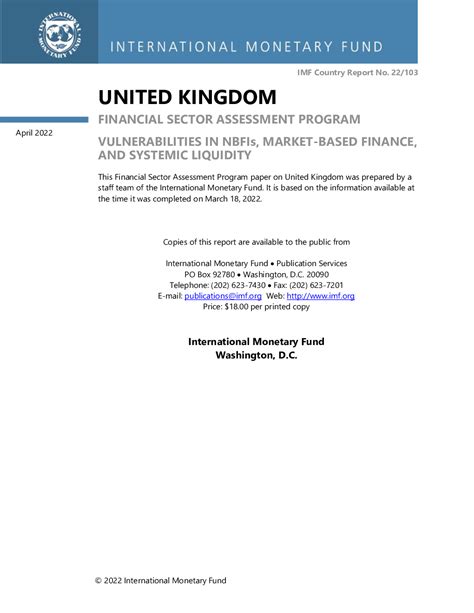 英国：金融部门评估计划——非银行金融机构的脆弱性、基于市场的金融和系统性流动性