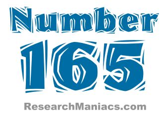Multiplication Table of 165 | Download PDF