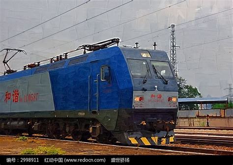 中国火车头高清图片下载_红动网