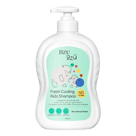 BZU BZU, Fresh Cooling Kids Tear Free Shampoo (Designed for Oily ...