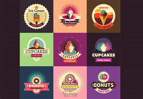 彩色甜品店商标图标图标免费下载-图标7xmPPPUaU-新图网