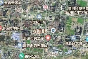 济源市地图图片