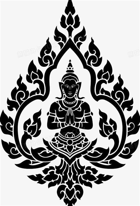泰国佛教标志PNG图片素材下载_佛教PNG_熊猫办公