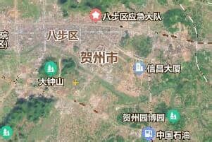 贺州市标准地图（铁路版）_贺州地图库_地图窝