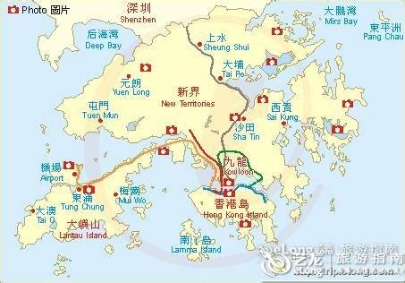 香港地图 - 图片 - 艺龙旅游指南