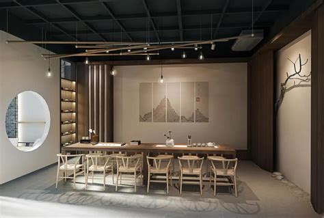 中式茶室|空间|家装设计|Uncle tong_原创作品-站酷ZCOOL
