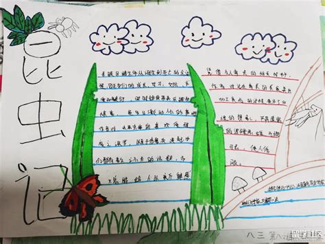 七年级名著《昆虫记》阅读手抄报图片- 老师板报网