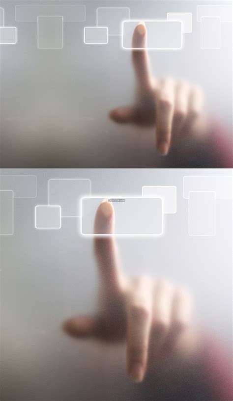 高科技透明触碰板数字键盘手指触摸