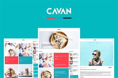 独特个性WordPress个人博客主题模板 CAVAN – A Distinctive WordPress Blog Theme – 设计小咖