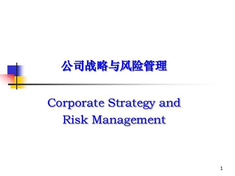 清华大学出版社-图书详情-《公司战略与风险管理》