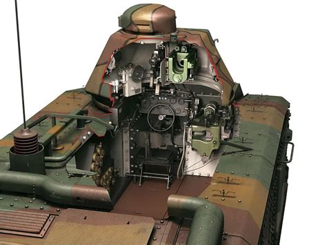 3D技术绘制坦克装甲车辆剖面图 无法看到的细节分毫毕现 - 中国军网