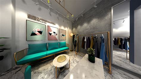 Duo主题成衣店设计|空间|室内设计|XuXu0208 - 原创作品 - 站酷 (ZCOOL)