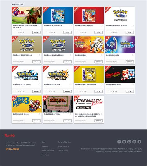 任天堂公布近十年3DS Eshop游戏下载排行榜单- DoNews游戏