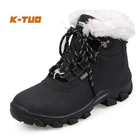 K TUO Winter Waterproof Hiking Shoes Women Climbing Mountain Outdoor ...