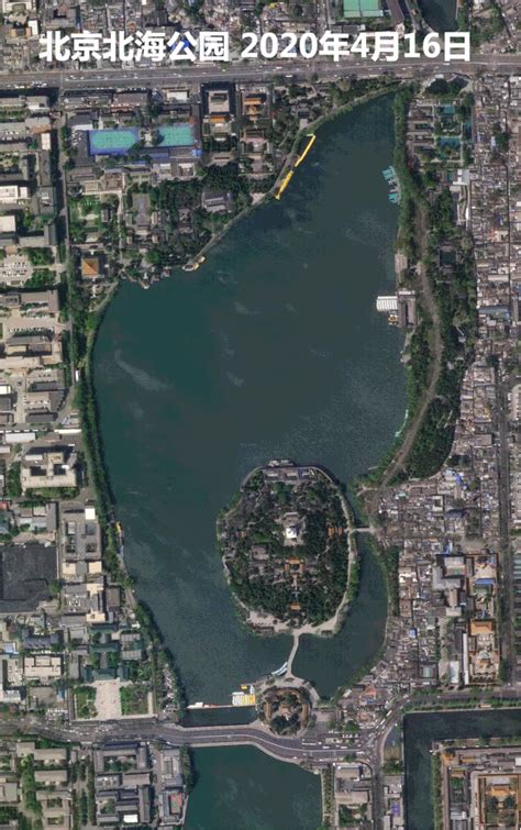 卫星遥感影像数据看北海公园复苏-北京盛世华遥科技有限公司
