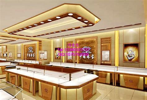中国黄金珠宝店 柜台设计珠宝店设计_准著名设计风流川-站酷ZCOOL