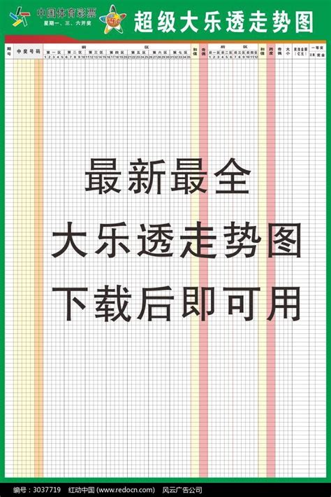 大乐透走势图(1.37X2.0)图片下载_红动中国