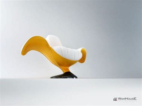 香蕉椅设计 波兰WamHouse仿生精品 - 家居装修知识网
