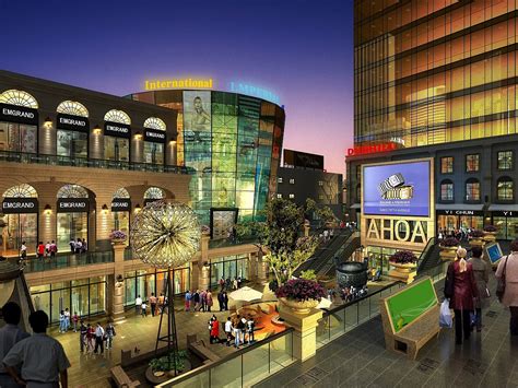 商业街效果图图片