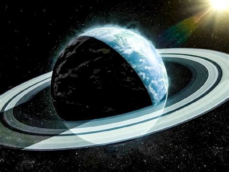 天文学里有个定义，叫做洛希极限。 行星和卫星会因为万有引力不断靠近，但他们之间有个保持安全的最短距离。一旦超过洛希极限，潮汐力会把那颗卫星撕碎 ...