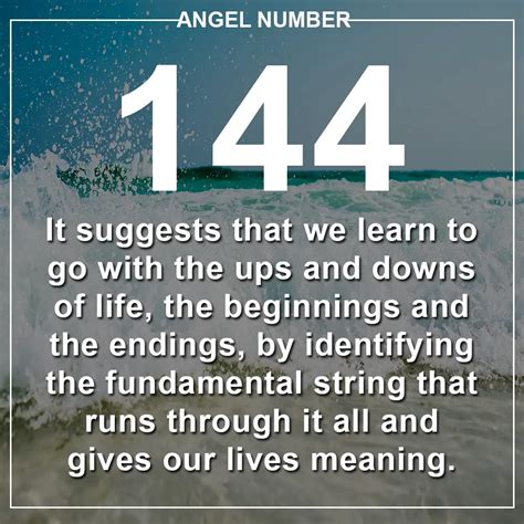 Angel Number 144 – Meaning and Symbolism - Angel Numbers Meaning - What ...