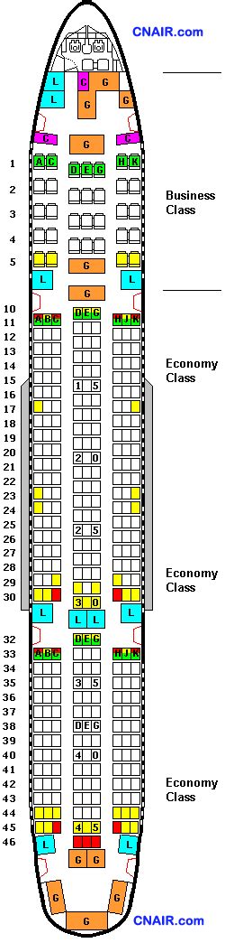 波音767座位图图片