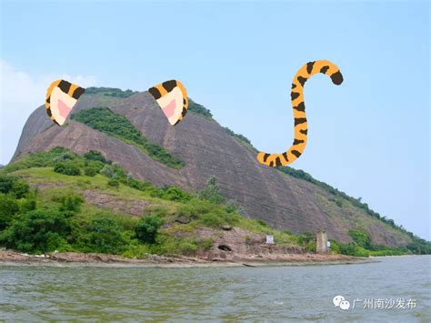 济南野生动物世界的狮虎山