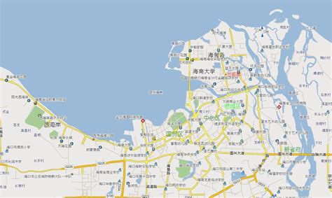 海口市地图 - 海口市卫星地图 - 海口市高清航拍地图