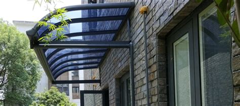 铝合金雨棚 露台遮阳雨棚 家庭阳台雨棚 门窗耐力板雨棚 设计 - 新巧 - 九正建材网