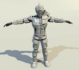 五套女性科幻套装,宇航员太空服模型(网盘下载)_科幻角色模型下载-摩尔网CGMOL