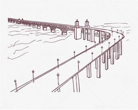 儿童简笔画拱桥、大桥的画法 - 学院 - 摸鱼网 - Σ(っ °Д °;)っ 让世界更萌~ mooyuu.com