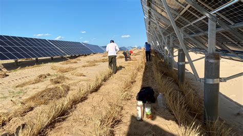 敖汉旗敖润苏莫15万千瓦光伏治沙项目水土保持现场查勘 - 北京东州金潞科技有限公司