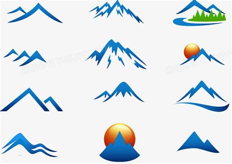山水风景标志图片素材免费下载 - 觅知网